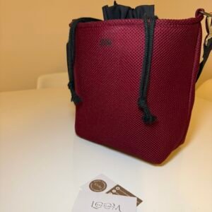 Bolso Saco Grande Rojo tejido 3D