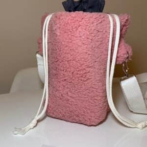 Bolso Saco Borrego rosa