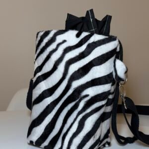Bolso Saco Pelo Cebra